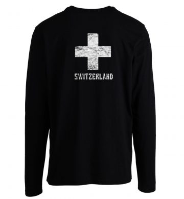 Swiss Distressed Country Crest Longsleeve