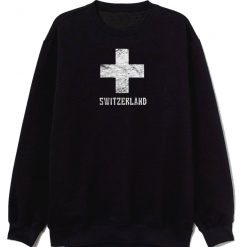 Swiss Distressed Country Crest Sweatshirt