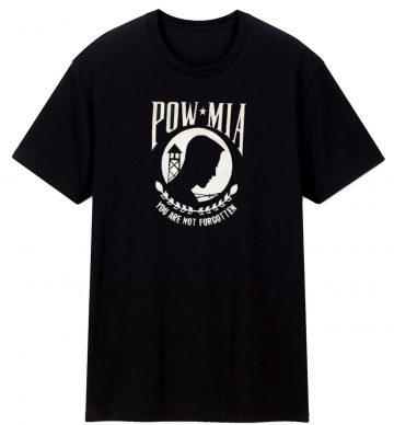 Black Pow Mia T Shirt
