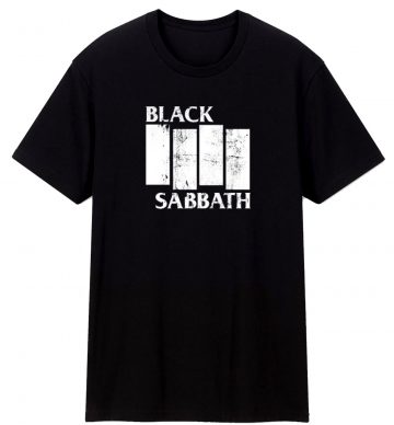 Funny Black Sabbath Flag T Shirt