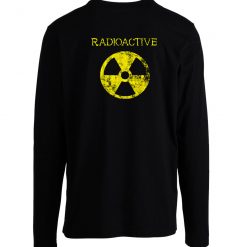 Radioactive Radiation Fallout Symbol Hazard Longsleeve