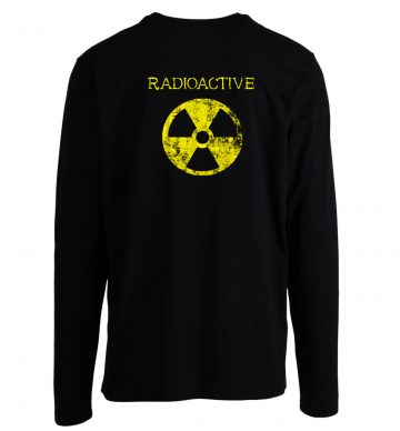 Radioactive Radiation Fallout Symbol Hazard Longsleeve