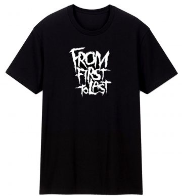 From First To Last American Post Hardcore T Shirt