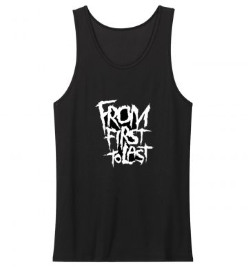 From First To Last American Post Hardcore Tank Top