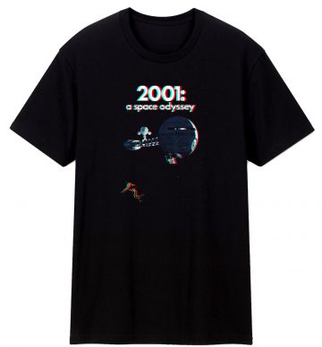 2001 A Space Odyssey V19 Movie Poster 3d Black T Shirt