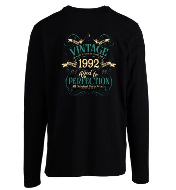 30th Birthday Gifts For Men Organic Funny 1992 30th Gifts Longsleeve