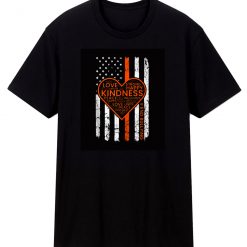 American Flag Unity Day Orange Kids Anti Bullying Kindness T Shirt