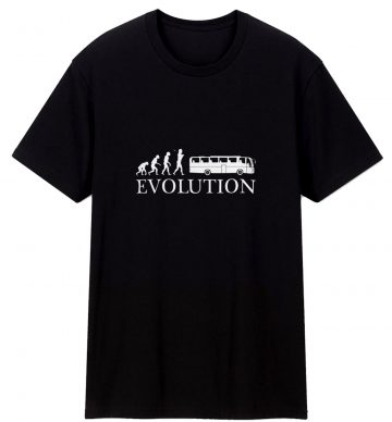 Coach Evolution Of Man Driver Bus T Shirt
