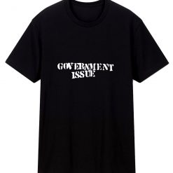 Government Issue Logo Black T Shirt