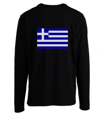 Greece Flag Emblem Longsleeve
