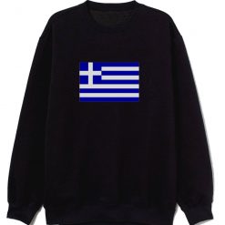 Greece Flag Emblem Sweatshirt
