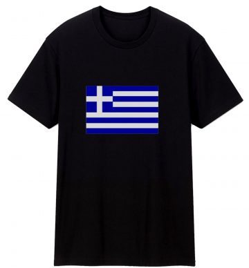 Greece Flag Emblem T Shirt