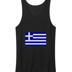 Greece Flag Emblem Tank Top