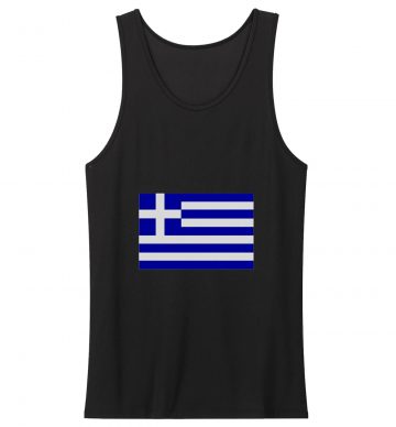 Greece Flag Emblem Tank Top