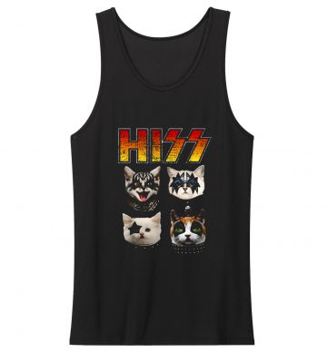 Hiss Funny Cat Lover Tank Top