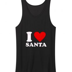 I Love Santa Christmas Party Tank Top