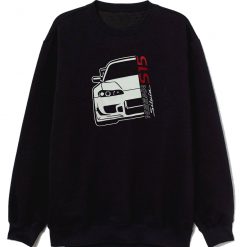 Nis San Silvia S15 Black Heavy Cotton Sweatshirt