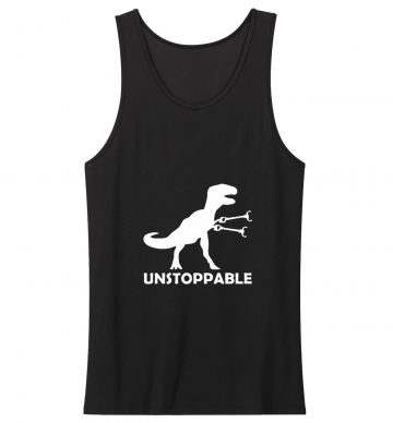 Unstoppable Funny Tee Cool T Rex Invincible Dinosaur Birthday Xmas Tank Top