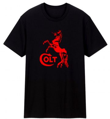 Colt Horse Logo Guns Firearms T Shirt