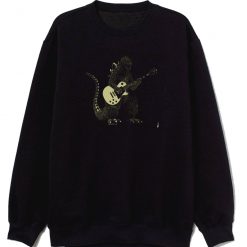 Godzilla Playing Guitar Sweatshirt
