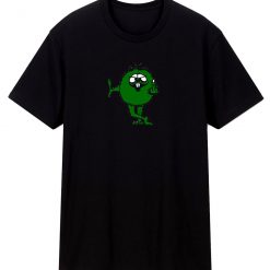 Green Middle Finger Monster Novelty T Shirt