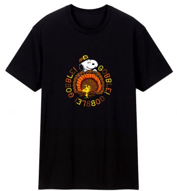 Peanusnoopy And Woodstock Thanksgiving Gobble T Shirt