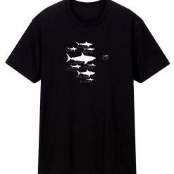 Shark Hierarchy Diver Diving T Shirt