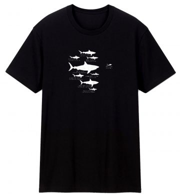 Shark Hierarchy Diver Diving T Shirt