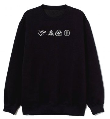 Led Zeppelin 4 Symbols Sweatshirt