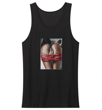 Middle Finger Bum Girl Tank Top