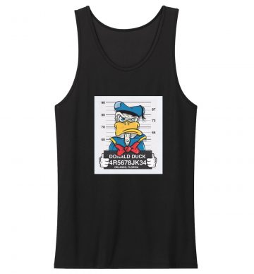 Mugshot Donald Duck Disney Tank Top