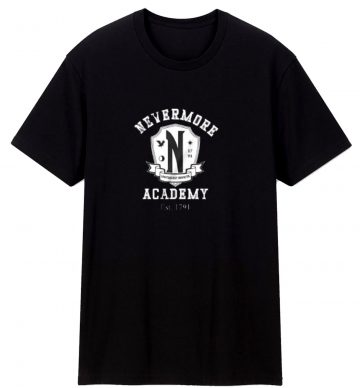 Nevermore Academy Wednesday Addams T Shirt