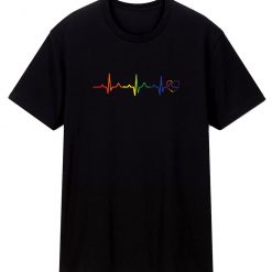 Rainbow Heartbeat T Shirt