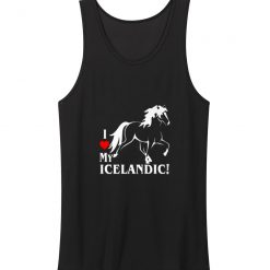 I Love My Horse Icelandic Tank Top