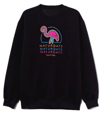 Natural Light Naturdays Neon Flamingo Sweatshirt