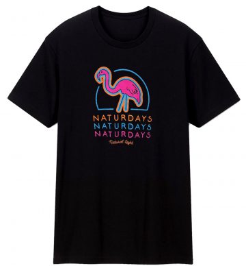 Natural Light Naturdays Neon Flamingo T Shirt