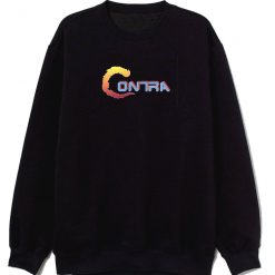 Contra Video Game Logo Sweatshirt