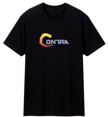 Contra Video Game Logo T Shirt