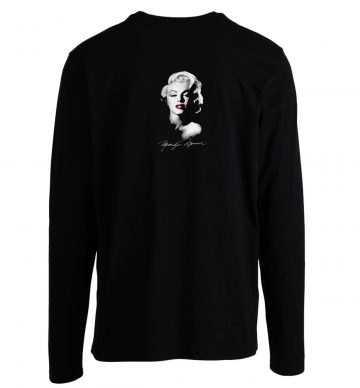 Marilyn Monroe Black Signature Longsleeve Longsleeve