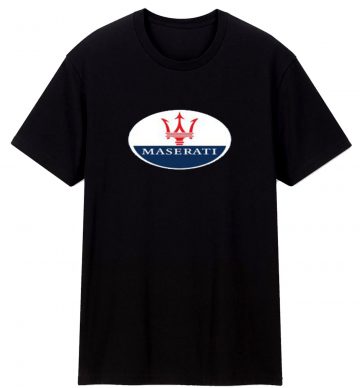 Maserati Emblem Racing Logo T Shirt