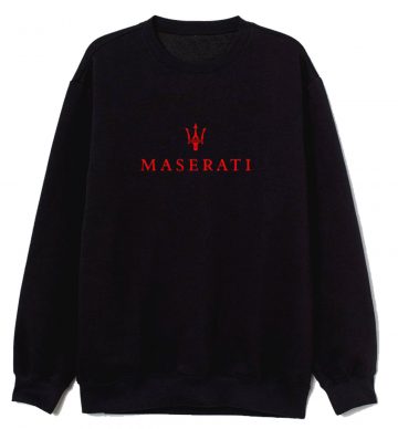 Maserati Racing Car Logo Sweatshirt