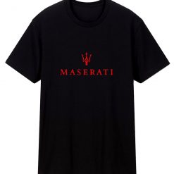 Maserati Racing Car Logo T Shirt