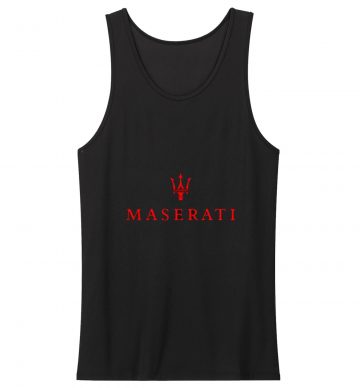 Maserati Racing Car LogoTank Top