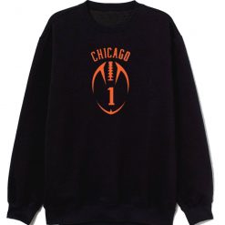 Chicago Bears Justin Field Football Sweatshirt