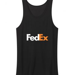 Fedex White Orange Tank Top