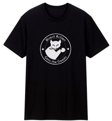 Industrial Workers Direct Action Cat T Shirt