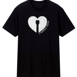 Love Country Music Heart Guitar T Shirt