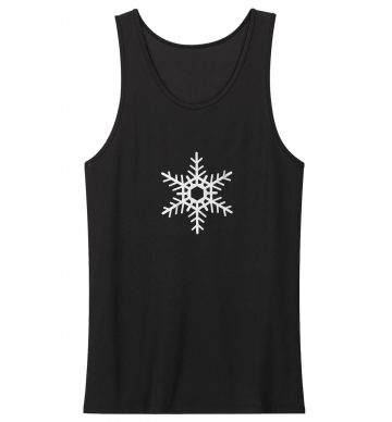 Snowflake Snow Seasonal Winter Geometric Tank Top