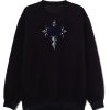 Batman Gothic Steel Logo Dc Comics Sweatshirt