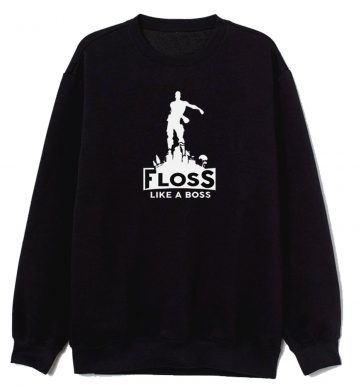 Floss Like A Boss Funny Dance Emoji Gamer Sweatshirt